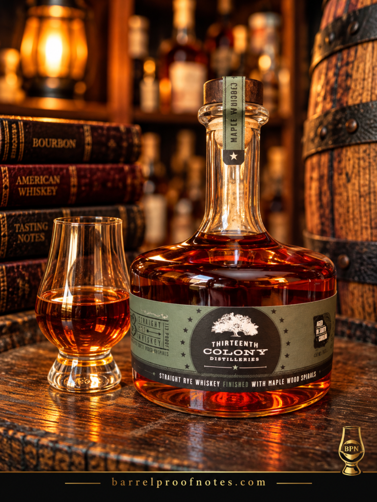 13th Colony 113 Rye Finished With Maple Wood Spirals