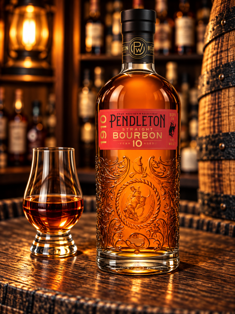 Pendleton 1910 Bourbon: Beautiful Bottle, Easy Pour, But We Expected More