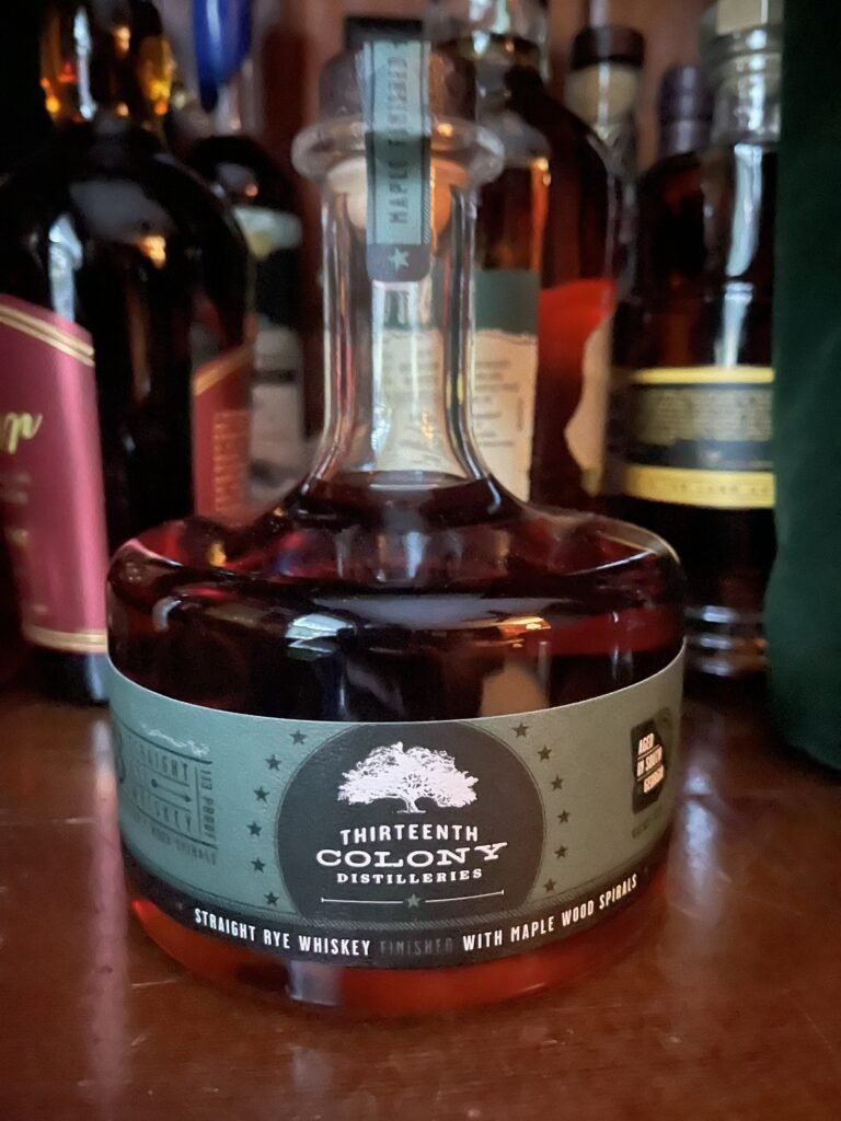 13th Colony 113 Rye Finished With Maple Wood Spirals