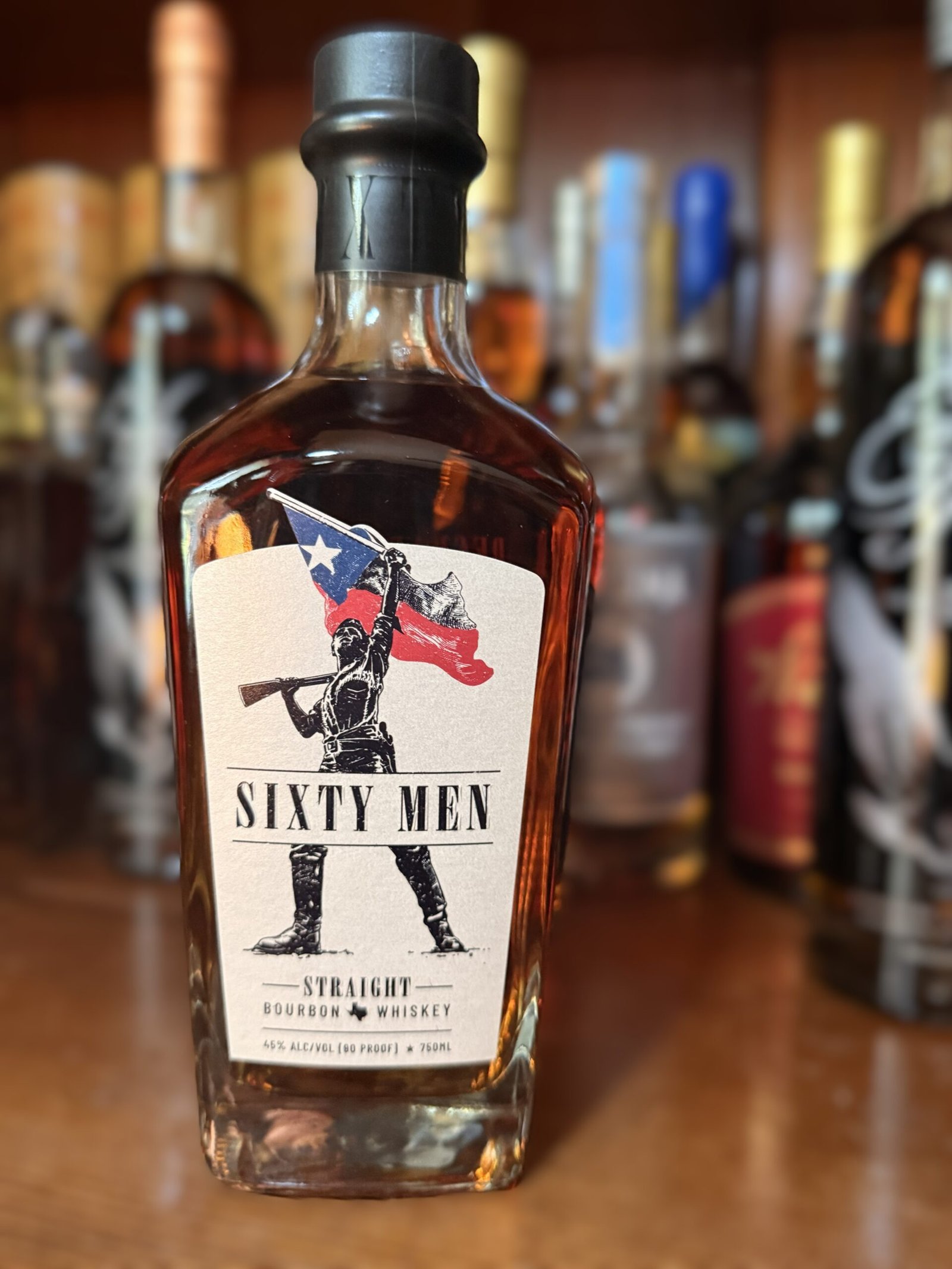 Sixty Men Straight Bourbon Whiskey